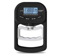 Vegena Misuratore di forza manuale digitale, manometro da 198 libbre/90 kg, dinamometro automatico manuale, display a LED e cavo di ricarica USB, design ergonomico (nero)