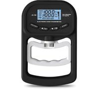 Vegena Misuratore di forza manuale digitale, manometro da 198 libbre/90 kg, dinamometro automatico manuale, display a LED e cavo di ricarica USB, design ergonomico (nero)