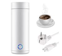 Vegena Piccolo Bollitore Portatile da Viaggio, 400 ml, Mini Bollitore Elettrico Portatile, 220 V/300 W, Bianco