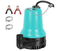 Vegena Pompa sommersa per acqua sporca, 12 V, 65 W, 3000 l/h, con morsetto, pompa per acquario, per giardini, acquari, stagni, fontane