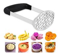 Vegena Schiacciapatate, Pressa Patate Professionale Acciaio Inossidabile Schiacciapatate Maniglie Morbide Ergonomiche per Purea di Patate, Marmellata,Verdura e Frutta