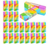 Vegena Set di 30 gomme da cancellare per bambini, set di gomme morbide per bambini, gomme da cancellare per bambini, gomme da cancellare per la scuola, schizzi, caratteri da ufficio
