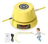 Vegena Smart Jump Rope Machine, macchina automatica per saltare con 10 velocità, display a LED, ricaricabile, ABS giallo + manico in nylon con impugnatura in ABS, per adulti e bambini, esercizio