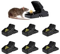 Vegena Trappola per Topi, 8 Pezzi Topo Snap Trap Trappole per Assassini Catturare Animali Cage Roditori Sensibili Clip Catcher Riutilizzabile Sicuro Efficace Potenti a Scatto Uso Interno e Esterno