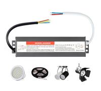 Vegena Trasformatore a LED, 24 V, 80 W, 3,33 A, driver a LED, impermeabile, IP67, trasformatore LED, driver 110/220 V, AC50/60 HZ, per illuminazione a LED