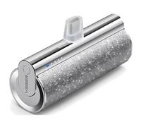 Veger Lipstick-C Power Bank cu conector USB Type-C - 5000mAh, pentru toate produsele USB Type-C, încărcare PD3.0 - Argento