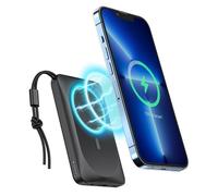 Veger MagOn Powerbank 10000 mAh MagSafe PD 15W Ricarica Induttiva Wireless Nero