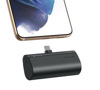 Veger PlugOn Type-C - Power Bank da 5000 mAh con connettore USB Type-C integrato, 1x potenza di ricarica da 20W / PD3.0