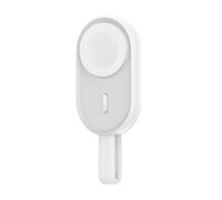 VEGER Pomme W0102 - Powerbank e caricabatterie per Apple Watch. Da 2,5 W per tutti i dispositivi compatibili con QI - Bianco