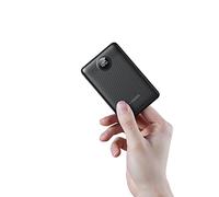 VEGER Power Bank 10000mAh, sottile e leggero Caricabatterie Portatile da Carica Rapida con LED Display, Mini Batteria Esterna universale con 2 Ingressi e 2 Uscite Compatibile con iPhone, iPad, Huawei