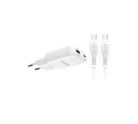 VEGER VG-TR121-Kit-45W1A1C VEGER - Cargador de pared - Carga rápida 45W | Con tecnología GaN - Salidas USB-C, USB-A - Cable USB-