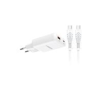VEGER VG-TR122-Kit-65W1A1C VEGER - Cargador de pared - Carga rápida 65W | Con tecnología GaN - Salidas USB-C, USB-A - Cable USB-