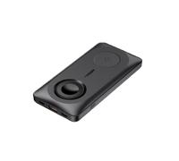 VEGER W1162S MagFan tragbarer Akku - 10000 mAh, integriertes Kabel und zum Laden der Apple Watch und aller QI-Geräte, weiß