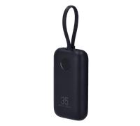 POWERBANK VEGER K1 - uscita USB-C 35W, ricarica rapida, cavi integrati, display LED 10000 mAh, Nero