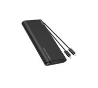VEGER VG-W2503-T130 VEGER Power bank con schermo LCD - Capacità 25000mAh - Ingressi USB-C e cavi integrati - Uscite USB-C,