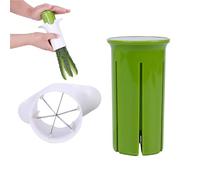 Vegetable Chopper - ABS+Stainless Steel Durable Kitchen Tool | Slicer Vegetabl? Cutter for Fruits and Veggies | Vegetabl? Chopper with Container for Easy Storage