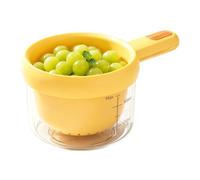 Vegetable Cleaner Basin - 2 Basket With Handle, Food Prep Sieve