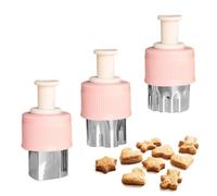 Vegetable Cutter Shapes 3pcs Mini Size Various Fun Cutout Designs