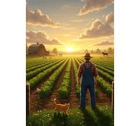 Vegetable Farm 4000 Piece Jigsaw Puzzles for Adults, Colourful, Challenging & Brainteasing Adult puzzles 4000 Pieces Animals, Fun jigsaws for The Whole Family 56x34 inch