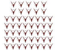 Vegetable Grafting Clips - 50PCS Plant Vine Fasteners for Garden Care | Flexible Resin with Connectors, Easy Plant Securing, Ideal for Eggplant Cucumber Tomato Strawberry Growth Support