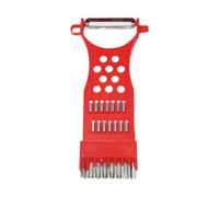 Vegetable Grater, Stainless Steel Slicer, Carrot Potato Peeler | Durable Kitchen Shredder Cutting Tool | Handheld Food Grating Utensil, Cheese Vegetable Shredding Preparation Accessory