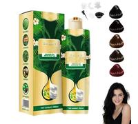 Vegetable Hair Dye Shampoo in Bubbles, 2025 Upgrade Natural Plant Hair Dye, Bubble Dyes Hairs Color Korean, Long-Lasting Color, Softens and Adds Shine, For All Hairs Types (Coffee)