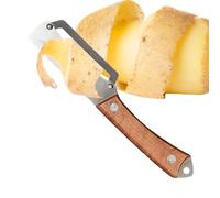 Vegetable Peeler Kitchen Tool - Acciaio inossidabile Cutter, Ergonomic Grip Peeler, Multi Functional Durable Blade Food Preparation Tool, Heavy Duty Hard Rind Fruit Vegetable Peeling Cutter with Bott