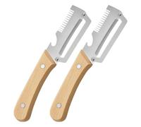 Vegetable Peeler - Multi Functional Slicer, Veggie Peeler with Built-In Bottle Opener, Kitchen Peeling Tool, Easy Grip Fruit Vegetable Cutter, Cooking Prep Gadget for Salad Making