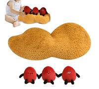 Vegetable Plush Pillow - Stuffed Nut Cushion | Cozy Farmhouse Decorative Throw Pillow, Cuddly Soft Support For Couch Chair Bed Patio Home Living Room Apartment Hotel Dorm Rest