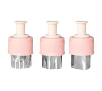 Vegetable Shape - Stamps per biscotti a forma di frutta, mini taglierino vegetabile | Small Cookie Fruit Cutter | Garnishing Tools 3pcs Pastry Stamps Mold Size Kitchen