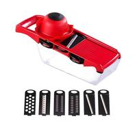 Vegetable Slicer - Kitchen Food Cutter, 12.6 X 4.3 X 4.3inch Multis Blade Chopper, Hand Guard Safety | Storage Container Box, Manual Slicing Kitchen Use