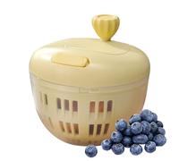 Vegetable Spinner - 800 ML Detergente per frutta - 14,5 x 14,5 x 12 cm senza slip base con per il lavaggio del colander | Utensili da cucina e gadget per la preparazione efficiente della