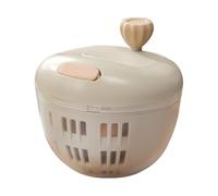 Vegetable Spinner, 800 ml Produce Dryer With Non-Slip Base, Wash Bowl and Built-in Colander For Fruit and Vegetable Cleaning, Crisp Kitchen Prep Tool For Camping, Picnic, Outdoor Use