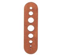 Vegetable Stripper Tool, Wooden Peeler Cutter, Multi Hole Separator, Kitchen Prep Device for Home Kitchen Apartment Restaurant Meal Preparation Holiday Cooking Dish Garnishing Use 6.3x1.81x0.24 Inches