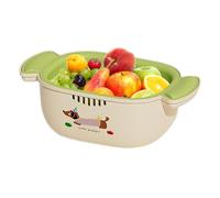 Vegetable Washing Basket - Fruit Cleaning Bowl With Strainer, Space Saving Mixing Colander Tool, Durevole Kitchen Prep Container, Multi Functional Food Rinsing Set | Pasta cotta perfetta Riso Bacche