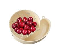 Vegetable Washing Basket, Snail Shape Strainer, 9.25x7.28in Rotating Kitchen Utensil, Bpa Free Design, Multi Purpose Food Container for Lettuce, Tomato, Strawberry, Salad, Sink, Fridge, Garden
