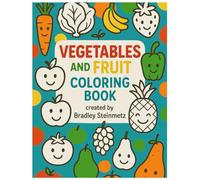 Vegetables and Fruit Coloring Book