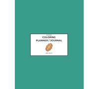Vegetarian Coloring Planner / Journal: Stay interested and invested with this fun / colorable book. Designed for daily writing use, with monthly gratitude, goals, and grocery list.