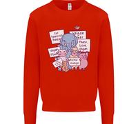 Vegetariani Animali Vegan Uomo Felpa Maglione