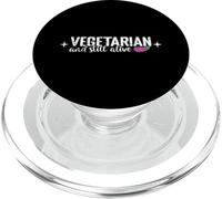 Vegetariano e ancora vivo Divertente Vegano PopSockets PopGrip per MagSafe