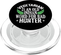 Vegetariano è una vecchia parola indiana divertente scherzo vegano PopSockets PopGrip per MagSafe