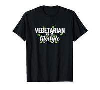 Vegetariano è Uno Stile di Vita Sano Mangiare Maglietta
