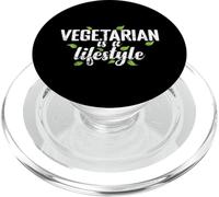 Vegetariano è uno stile di vita sano mangiare PopSockets PopGrip per MagSafe