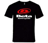 Vegetime Beta Motorcycle Racing Black Men's T-Shirt Graphic Unisex Tee Shirt XL