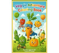Veggie Adventure: Vegetable Coloring Book