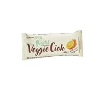 Veggie Ciok 40 g albicocca - Barretta proteica 100% vegetale - Vegan - Proteine di pisello dicoperte di cioccolato fontende - Gusto Arancia