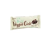 Veggie Ciok 40 g albicocca - Barretta proteica 100% vegetale - Vegan - Proteine di pisello dicoperte di cioccolato fontende - Gusto Cacao