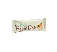 Veggie Ciok 40 g albicocca - Barretta proteica 100% vegetale - Vegan - Proteine di pisello dicoperte di cioccolato fontende - Gusto Albicocca