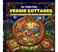 Veggie Cottages: A cozy garden coloring adventure