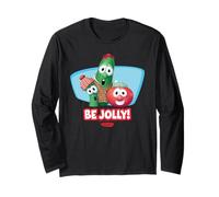 VeggieTales Be Jolly Christmas Carolers Maglia a Manica